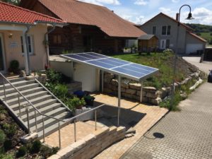 Solarcarport in Gersheim Saarland