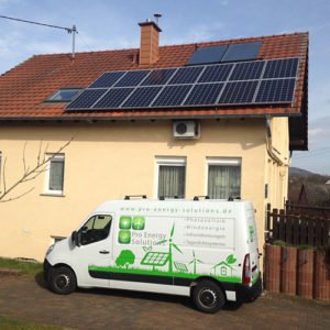 Solaranlage auf einem Wohnhaus